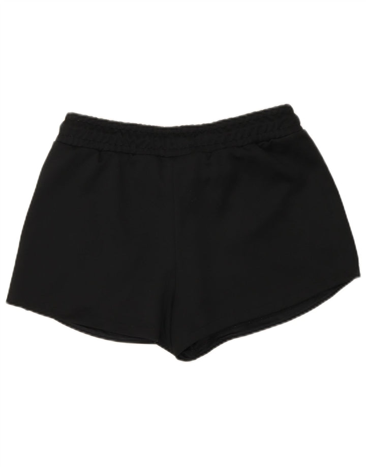 Shorts esportivos gráficos femininos Nike UK 12 médio preto colorblock poliéster