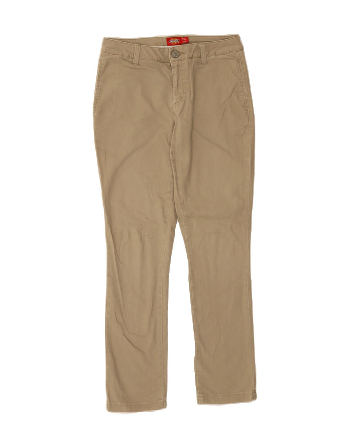 DICKIES Womens Slim Chino Trousers W26 L27 Beige Cotton Vintage Dickies and Second-Hand Dickies from Messina Hembry 