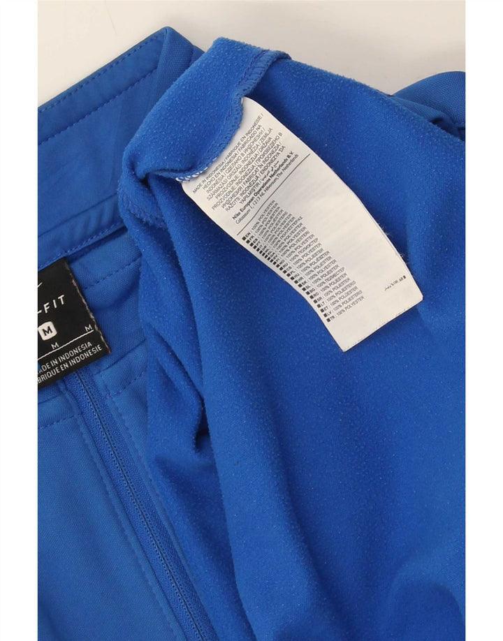Moletom masculino Nike Inter Milan com zíper e moletom azul médio poliéster