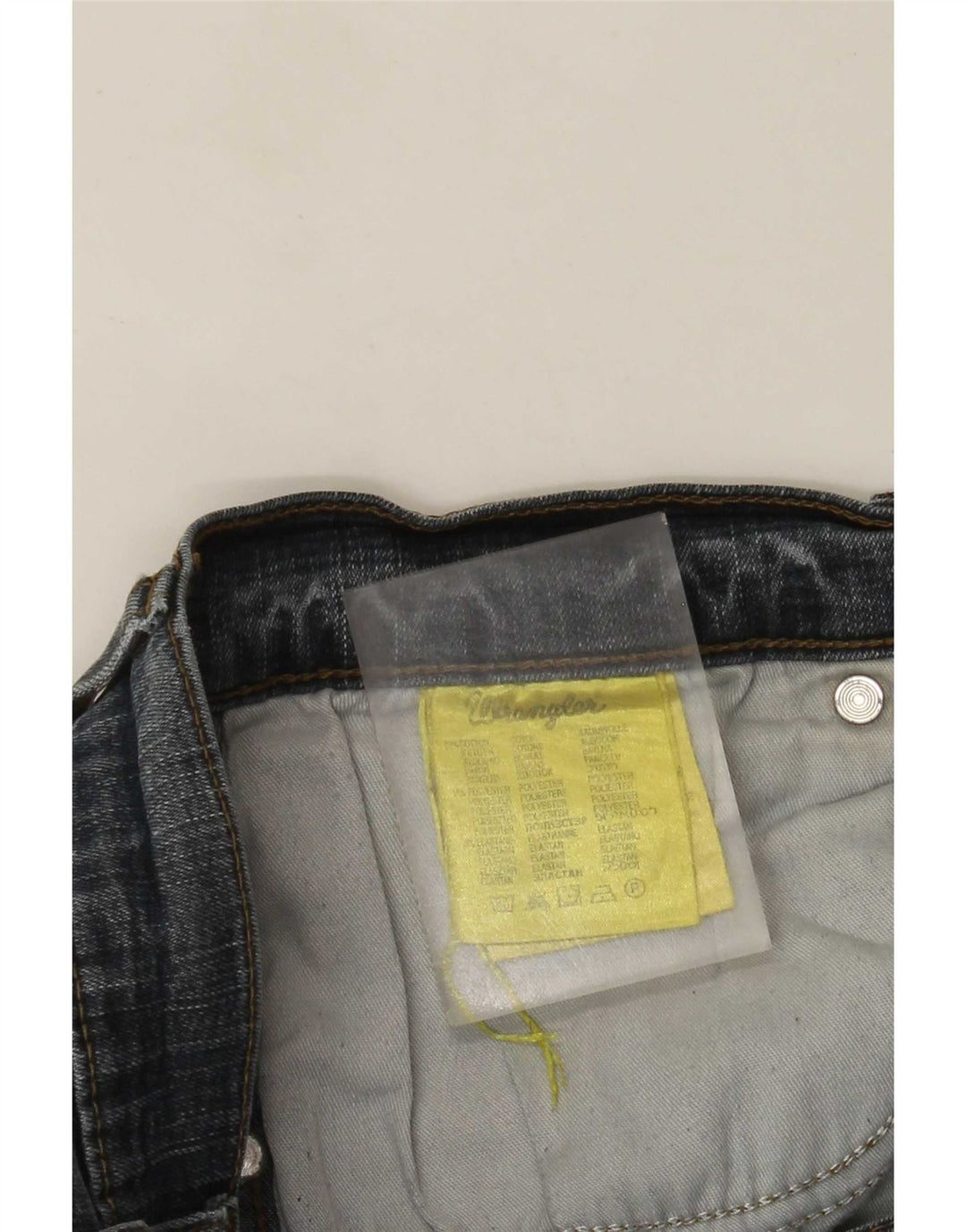 Wrangler Masculino Texas Stretch Straight Jeans W42 L29 Azul Algodão