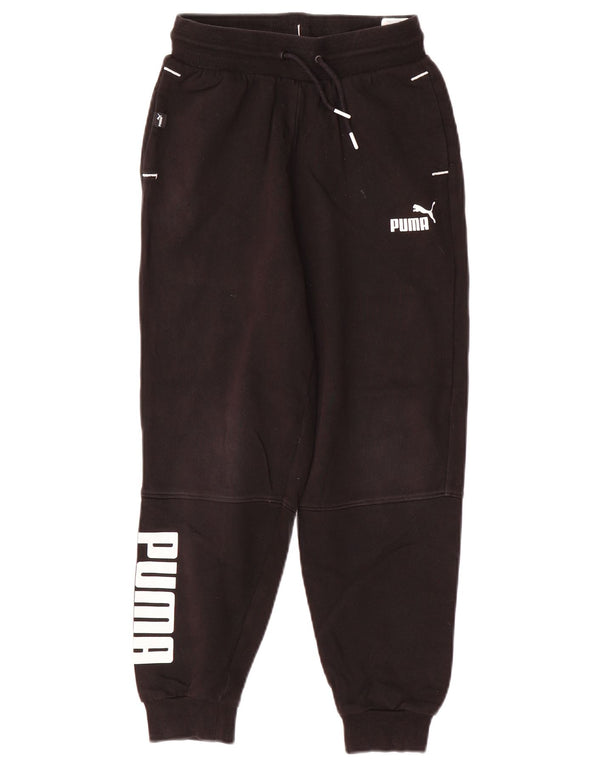 Calça esportiva Puma Boys Graphic Joggers 9-10 anos algodão preto