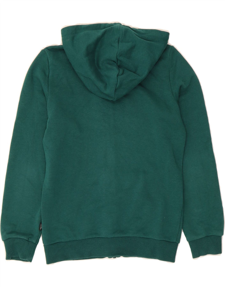 PUMA Boys Graphic Zip Hoodie Sweater 9-10 Years Medium  Green Cotton Vintage Puma and Second-Hand Puma from Messina Hembry 