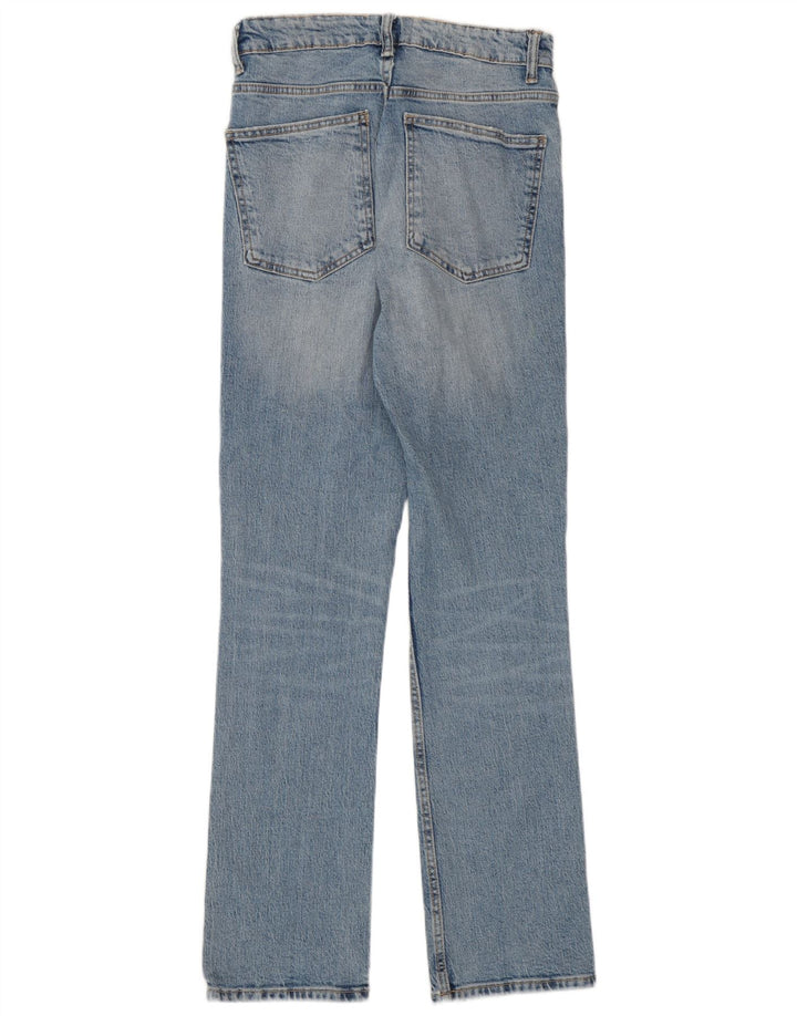 Calça jeans reta feminina Zara EU 36 XS W26 L29 Azul