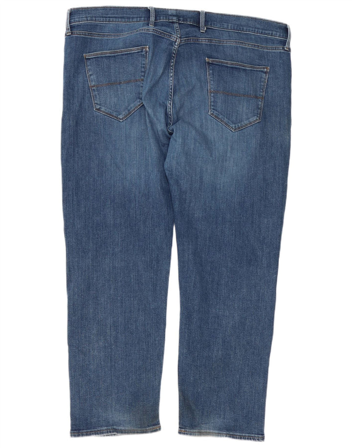 Jeans retos masculinos Marks & Spencer W44 L29 algodão azul