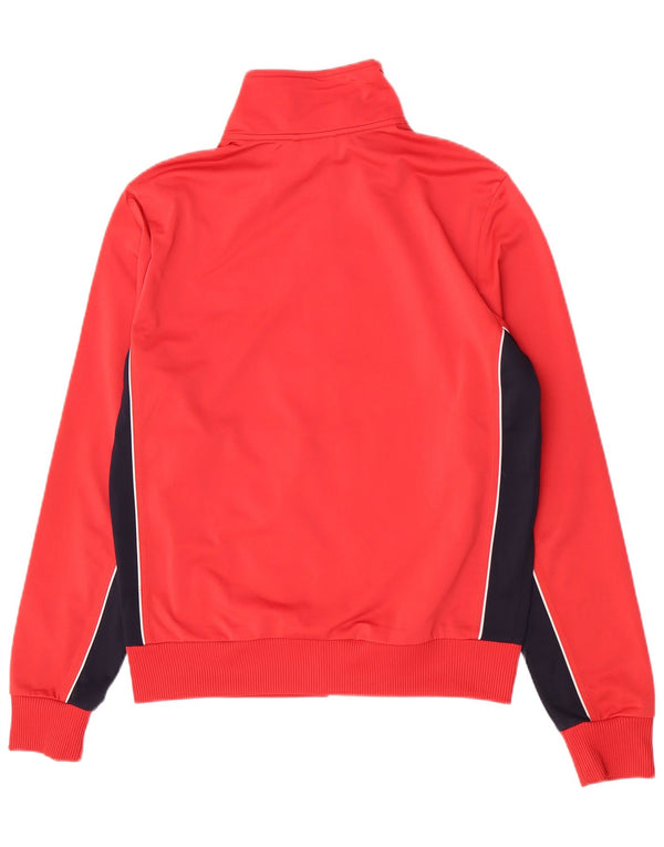Puma Mens Tracksuit Top Jacket Médio Vermelho Colorblock Poliéster