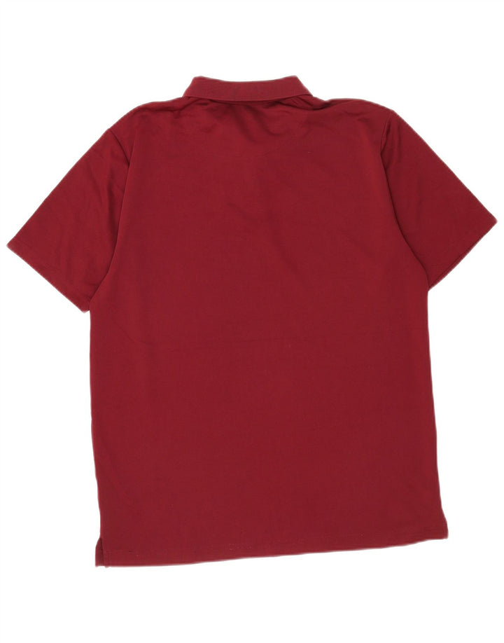 Polo Izod Meninos 15-16 Anos XL Borgonha Poliéster