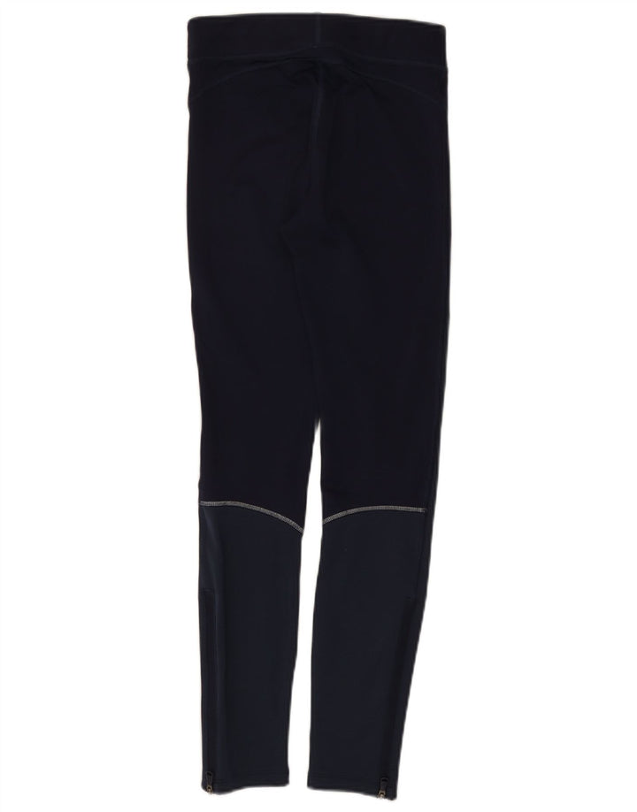 Leggings femininas Under Armour UK 4 XS azul marinho colorblock poliéster
