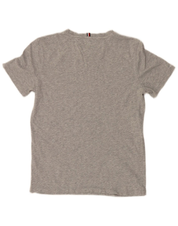 Camiseta Tommy Hilfiger Boys Regular Graphic 11-12 anos Cinza