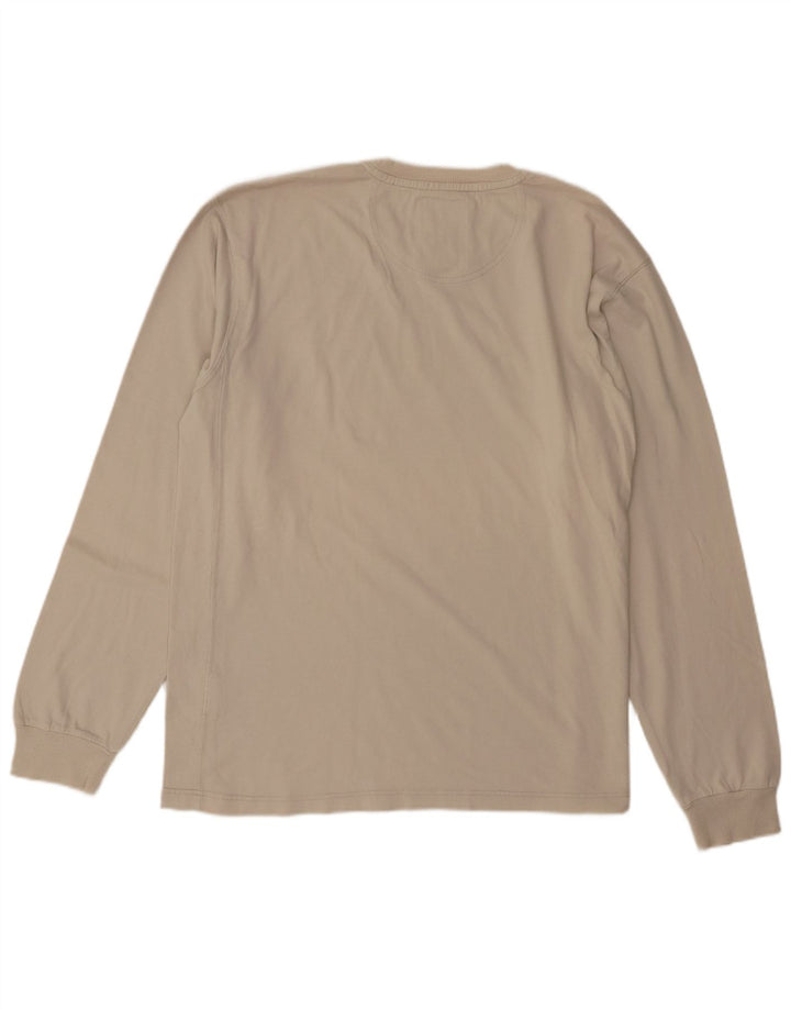 Campeão Mens Top Manga Longa XL Off White Algodão