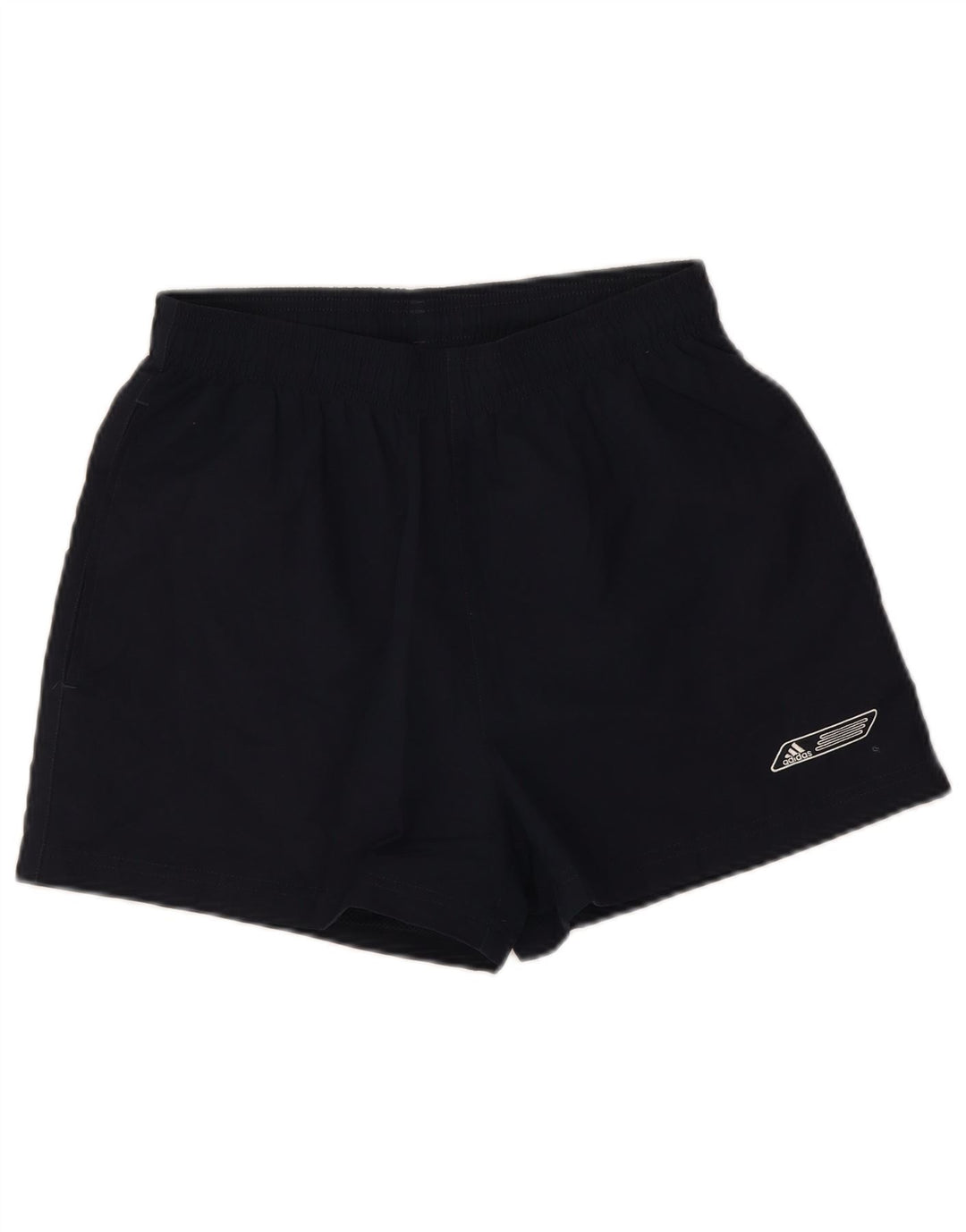 Shorts esportivos masculinos ADIDAS pequenos poliéster azul marinho