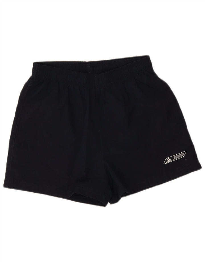 Shorts esportivos masculinos ADIDAS pequenos poliéster azul marinho