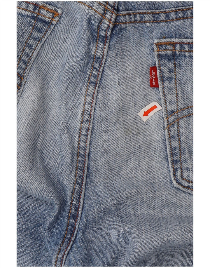 Calça jeans feminina Levi's 515 Bootcut US 8 médio W32 L31 azul algodão