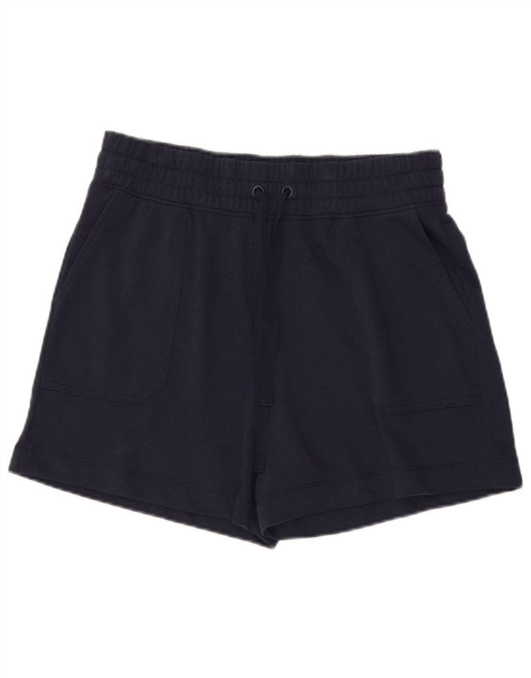 Shorts esportivos femininos Marks & Spencer Reino Unido 14 grande algodão azul marinho