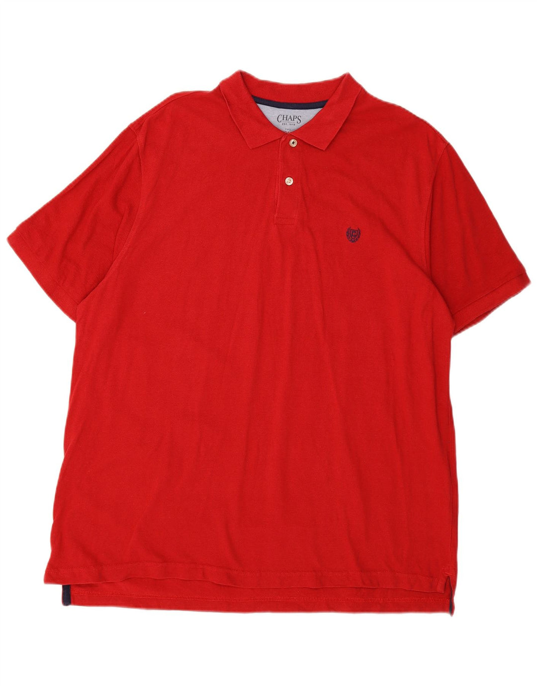 Camisa polo masculina CHAPS XL algodão vermelho