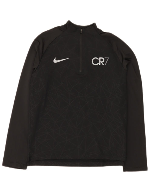 Nike Boys CR7 Graphic Pullover Treino Top 10-11 Anos Médio Preto