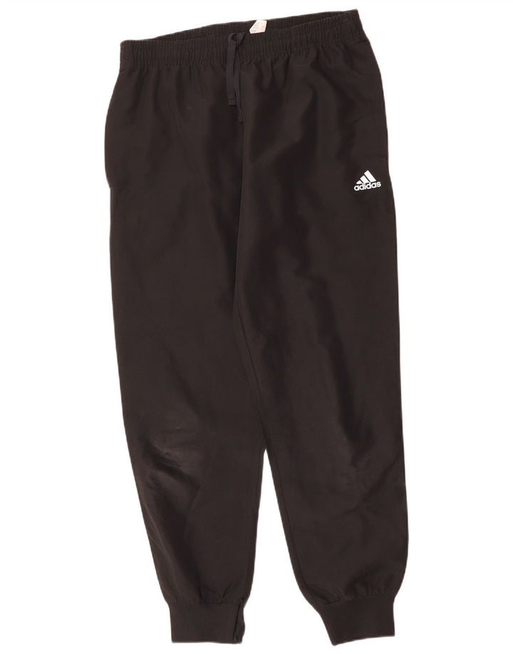 ADIDAS Mens Calças de treino Joggers Médio Preto Poliéster