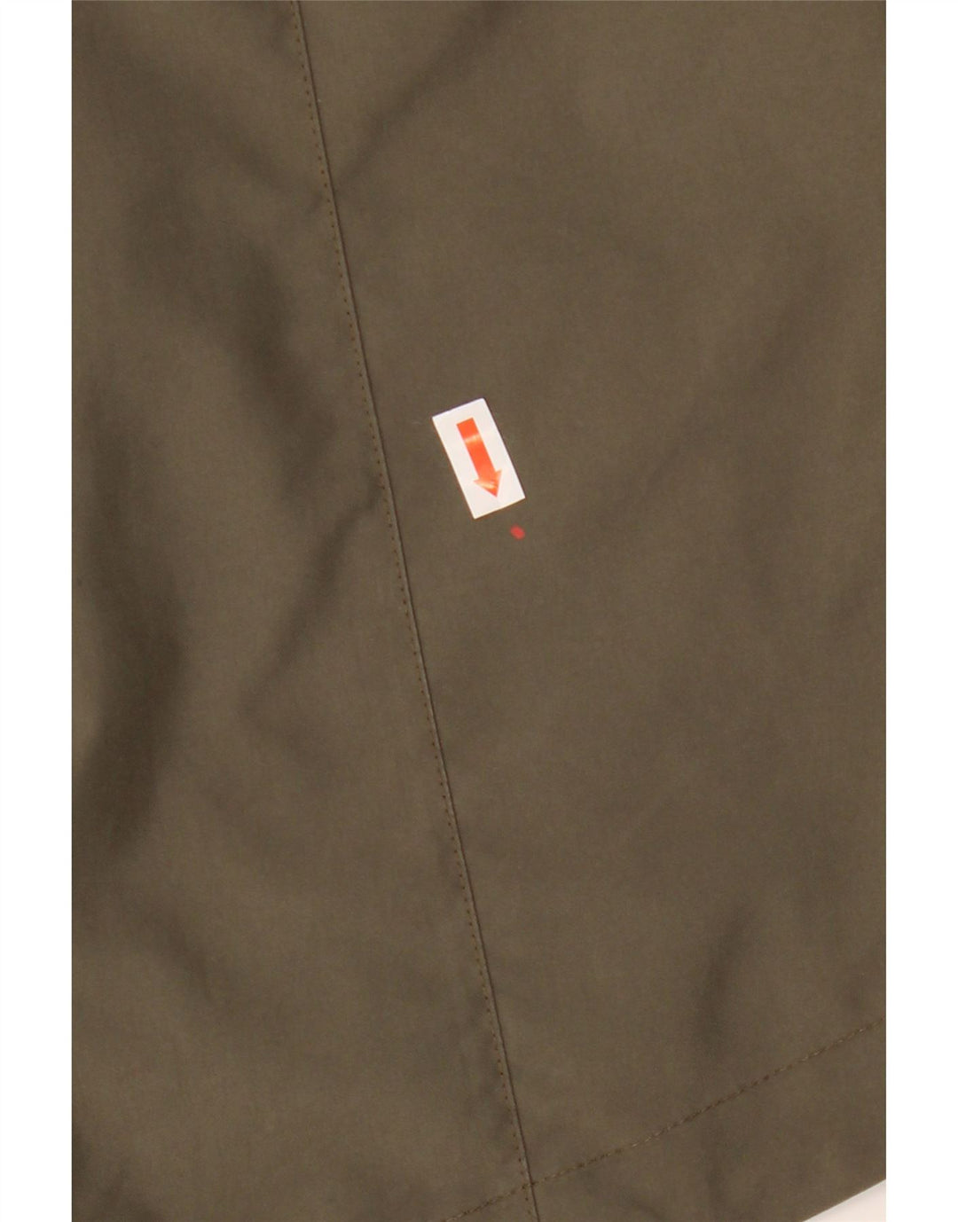 Jaqueta de chuva feminina com capuz Jack Wolfskin Reino Unido 14/16 grande poliéster cáqui
