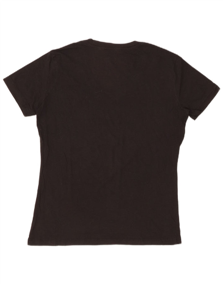 CALVIN KLEIN JEANS Camiseta feminina gráfica Top UK 20 2XL Preto