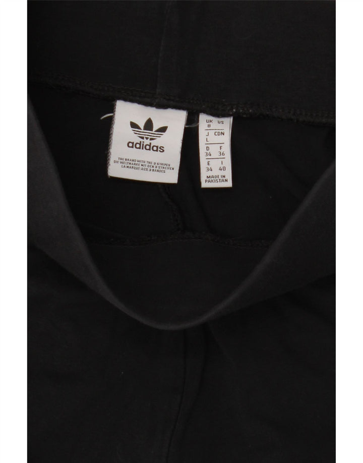 Leggings Adidas Femininas UK 8 Pequenas Pretas