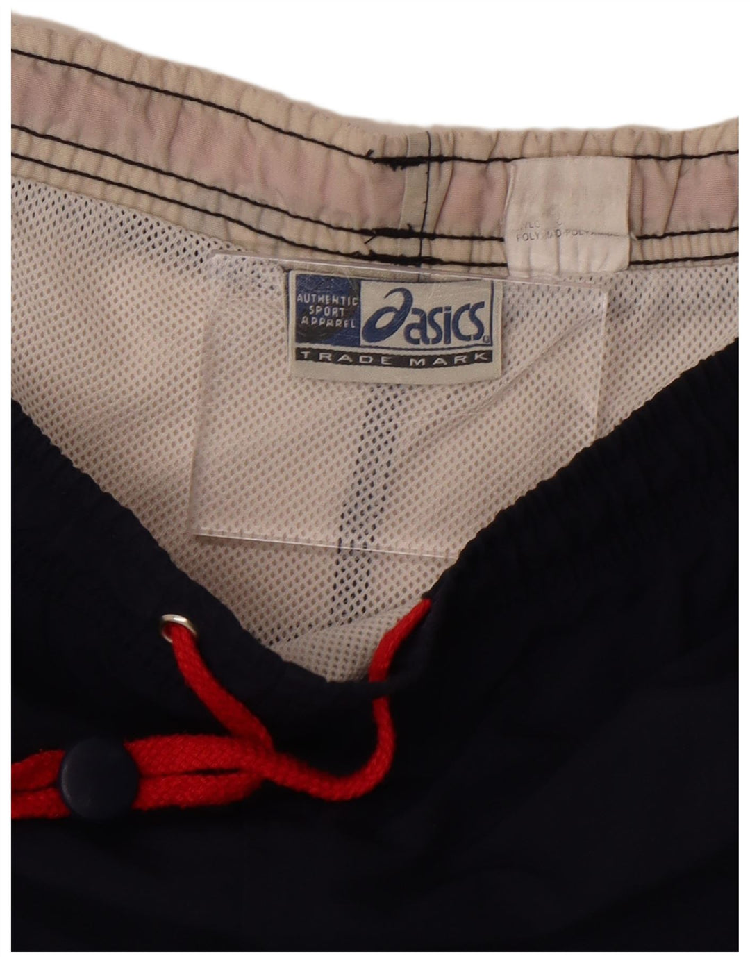 Shorts de natação masculino Asics Graphic grande azul marinho Colourblock poliamida
