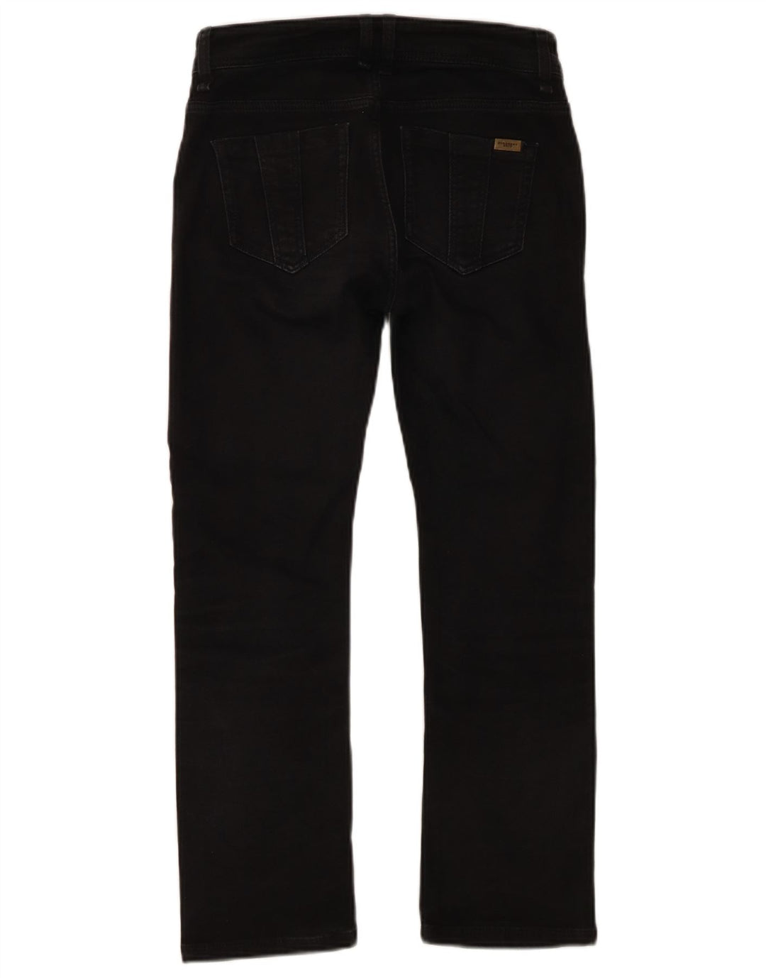 Jeans retos femininos Burberry W26 L25 algodão preto