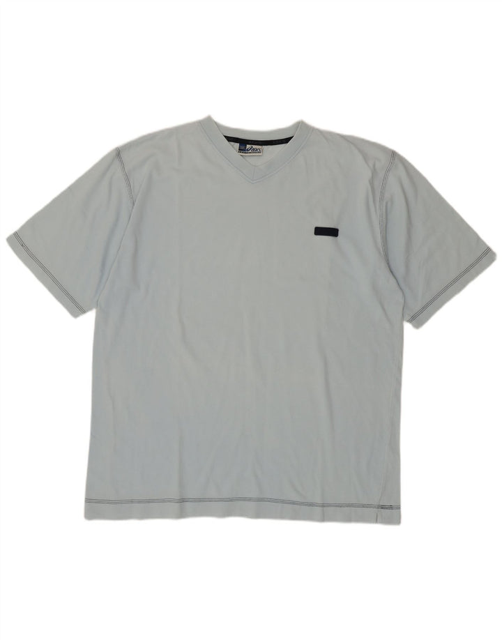 Camiseta masculina Asics Top 2XL algodão azul