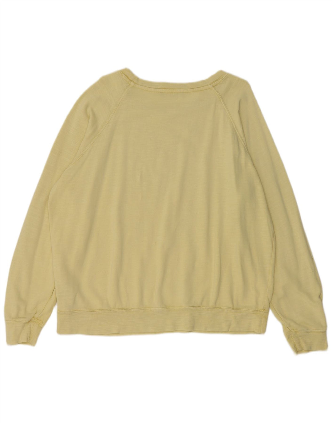 Suéter feminino Marks & Spencer UK 18 XL algodão amarelo