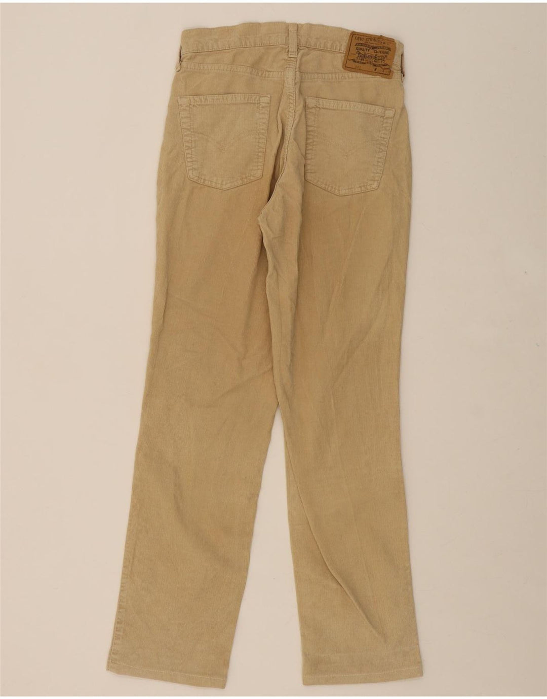 LEVI'S Mens 595 Straight Corduroy Trousers W29 L32 Beige Cotton Vintage Levi's and Second-Hand Levi's from Messina Hembry 