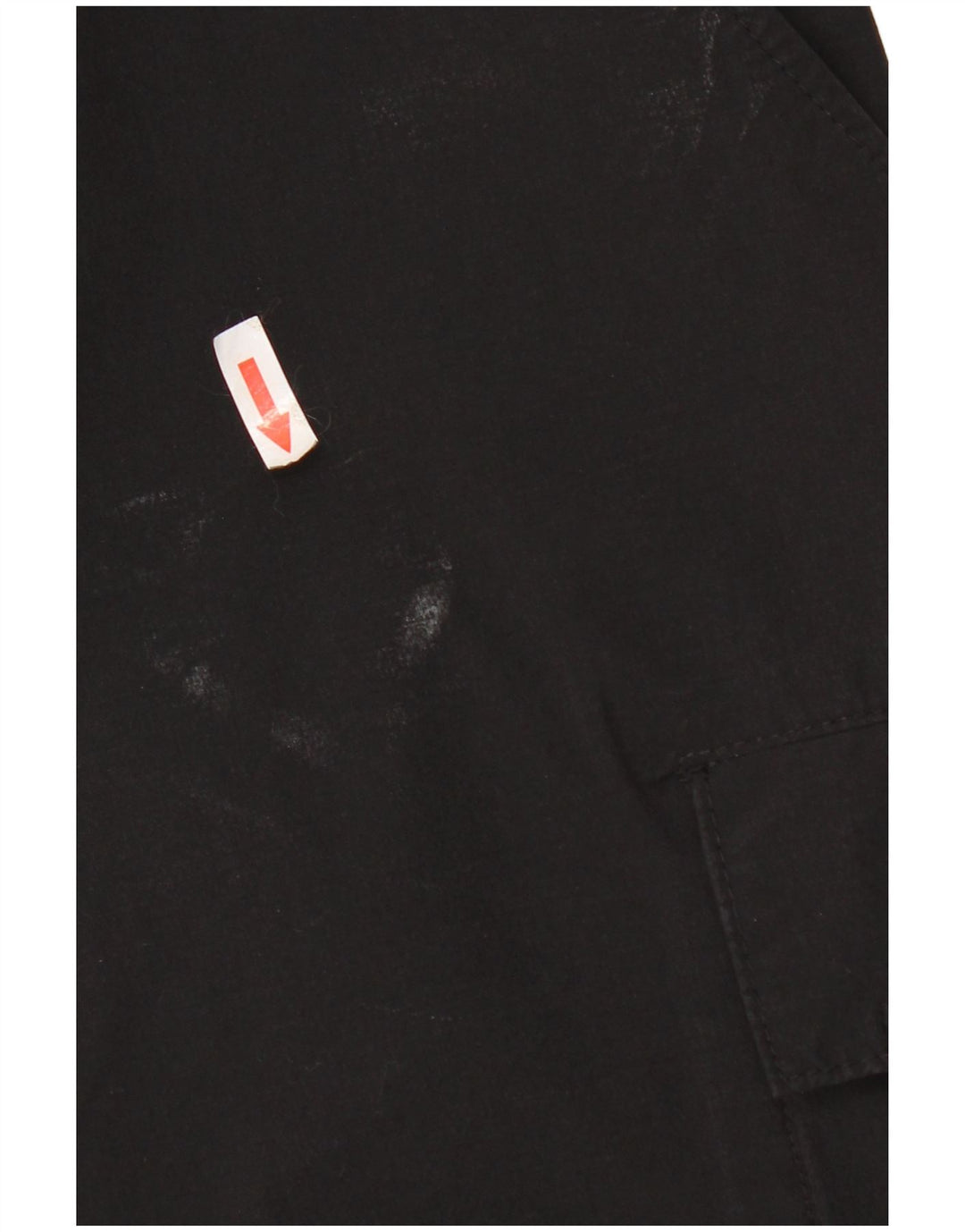 Calça cargo masculina Zara Crop Tapered média W32 L24 preta