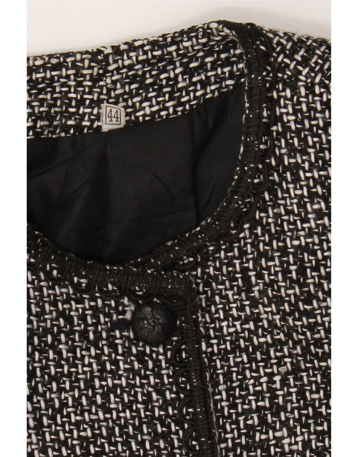 Jaqueta blazer feminina vintage de 5 botões IT 44 médio preto