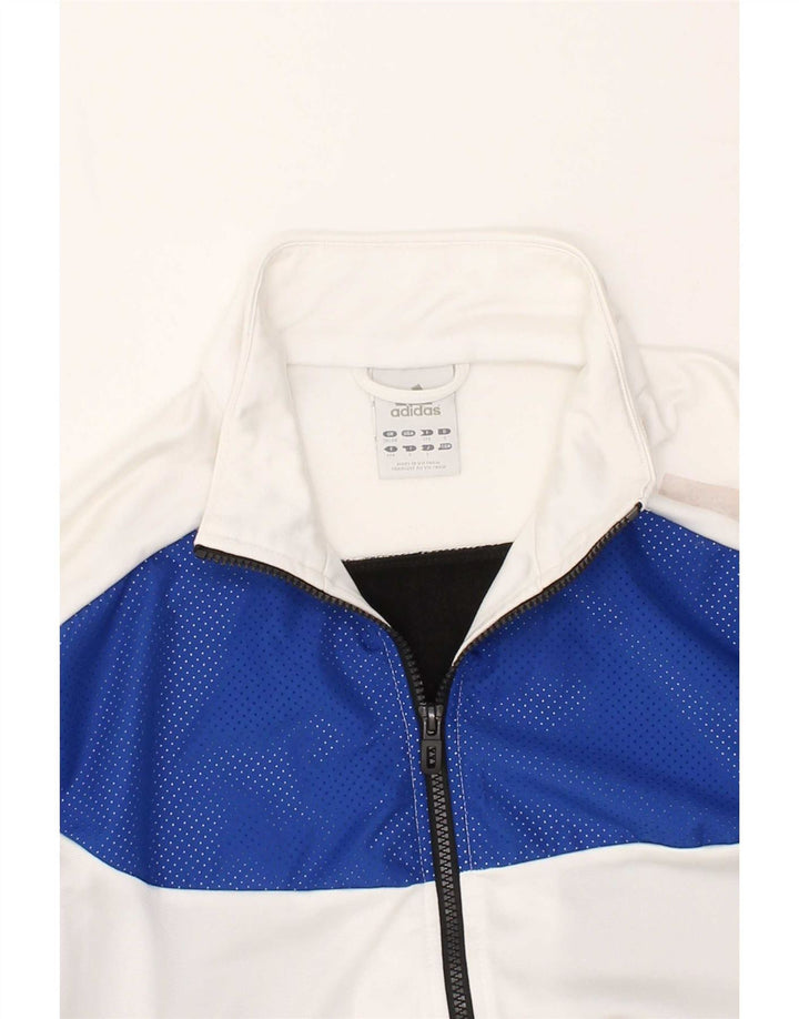 ADIDAS Mens Tracksuit Top Jacket UK 38/40 Medium Black Colourblock Vintage Adidas and Second-Hand Adidas from Messina Hembry 