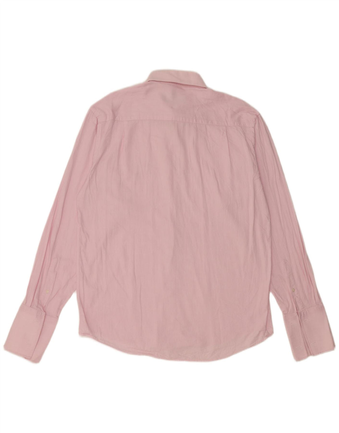 Camisa masculina PIERRE CARDIN grande algodão espinha de peixe rosa