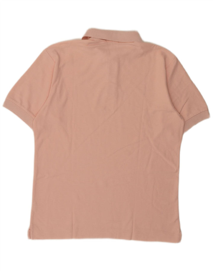 Camisa polo masculina Fila IT 46 pequena algodão rosa