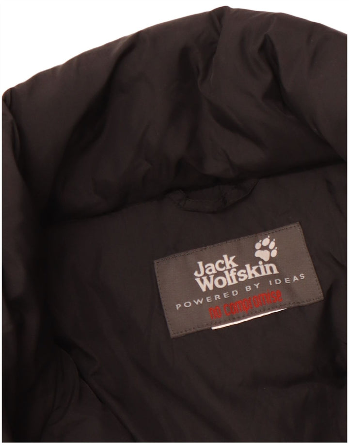 Jaqueta acolchoada masculina Jack Wolfskin Reino Unido 42 XL preta