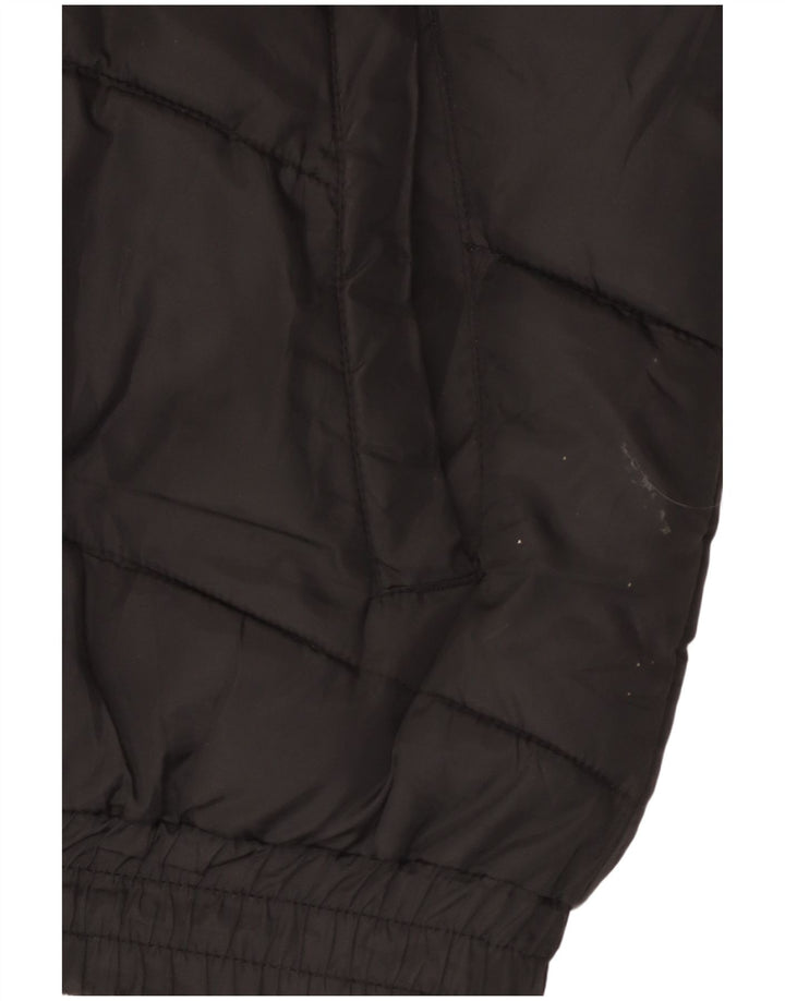 Colete acolchoado feminino Kappa UK 18 XL preto poliéster