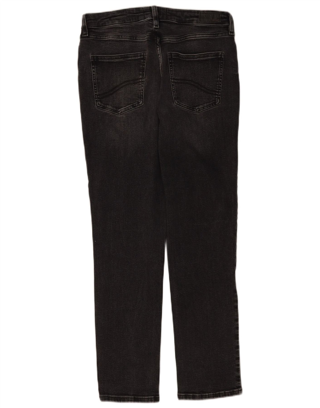 Calça jeans feminina Fat Face Sway Slim UK 12 médio W30 L30 algodão cinza