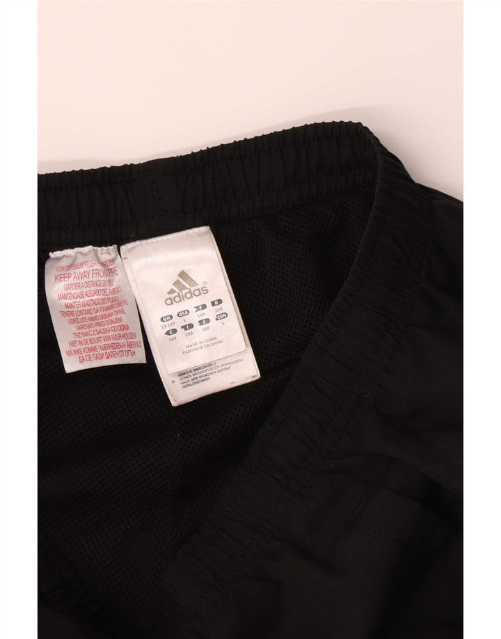 Shorts esportivos Adidas meninos 13-14 anos preto poliéster