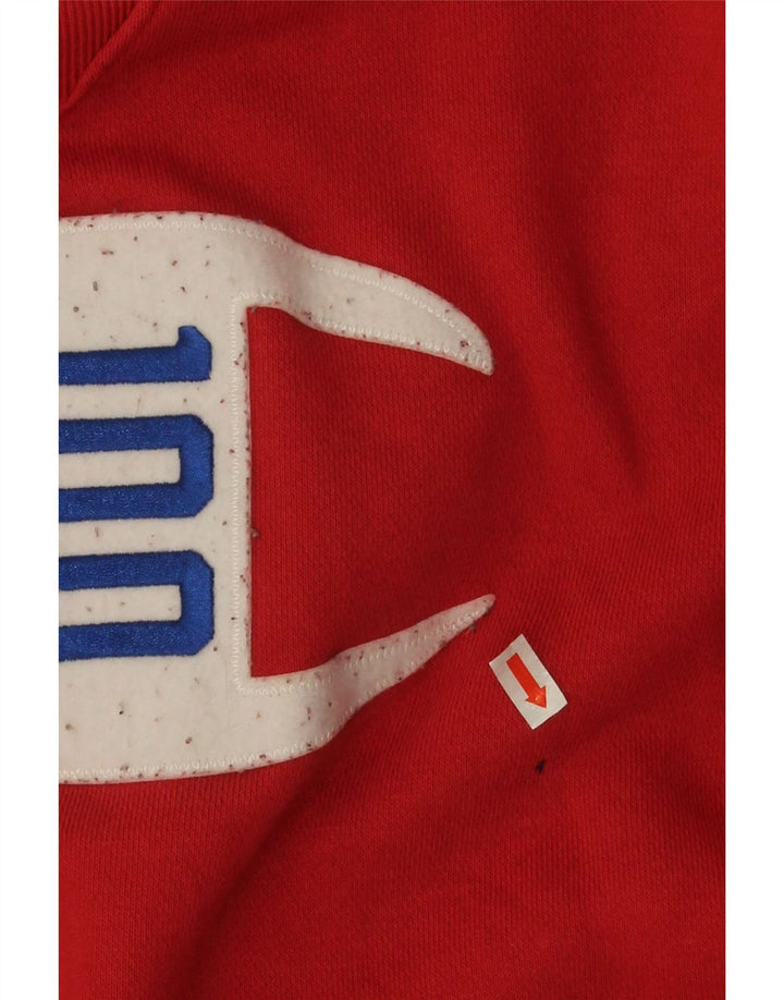 Champion moletom gráfico masculino jumper grande algodão vermelho