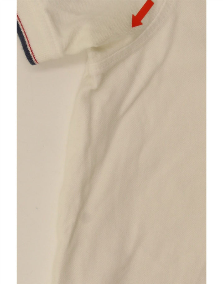 Camisa polo masculina padrão Levi's grande branca