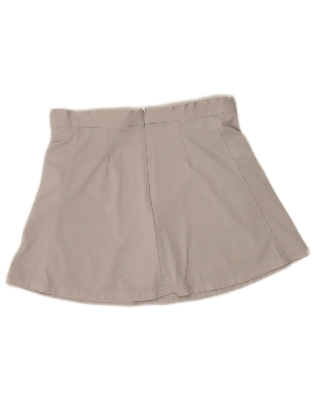 Mini saia feminina Erima UK 8 pequena W28 poliéster cinza