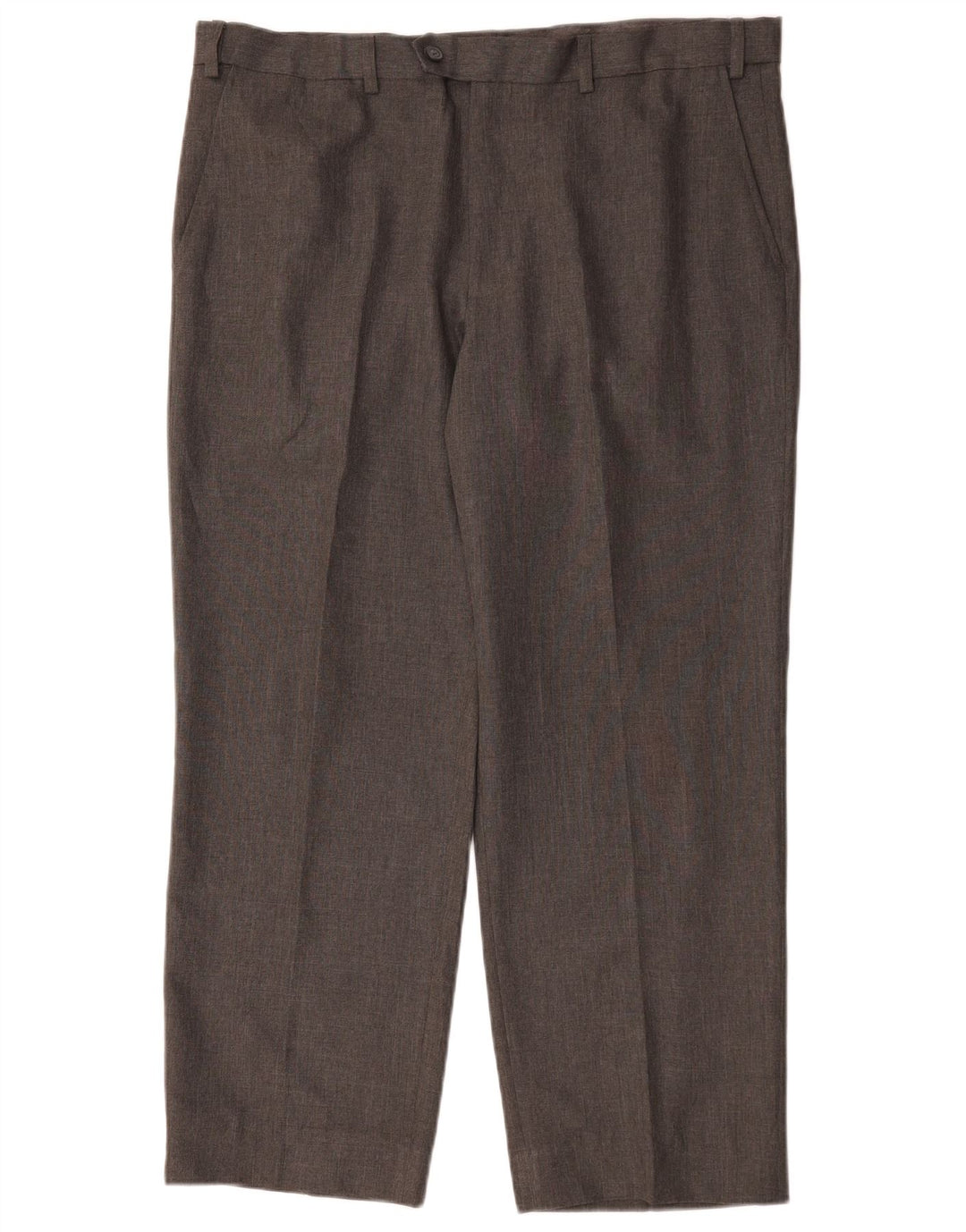 Calça masculina Marks & Spencer reta regular fit W38 L29 cinza