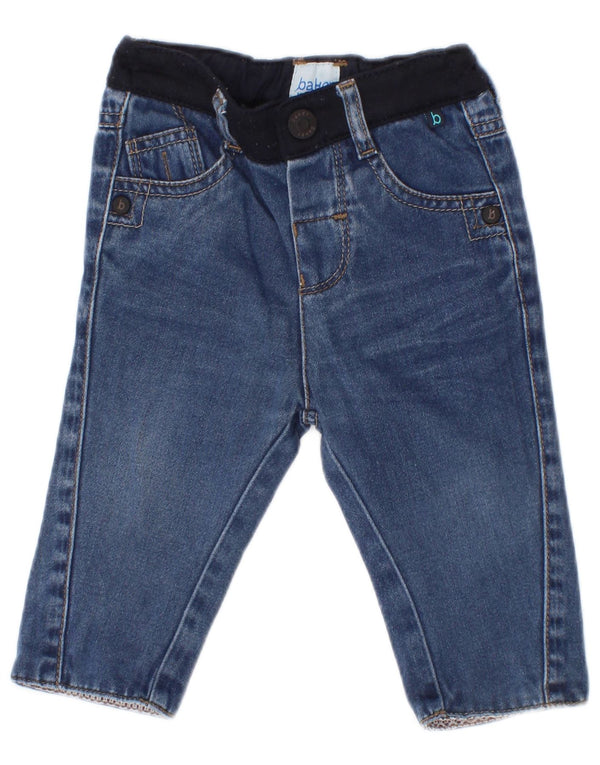 Jeans retos para meninos Ted Baker 6-9 meses W18 L8 azul colorblock