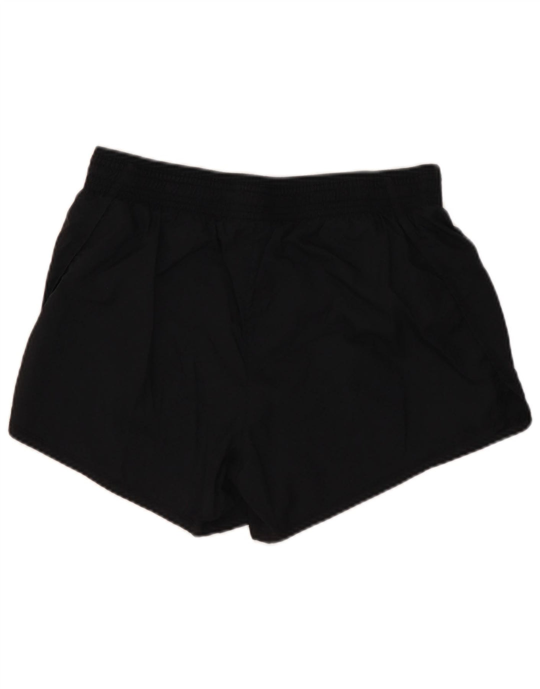 Shorts esportivos gráficos femininos NIKE UK 8 pequenos poliéster preto