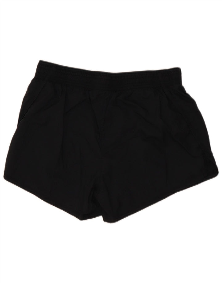 Shorts esportivos gráficos femininos NIKE UK 8 pequenos poliéster preto