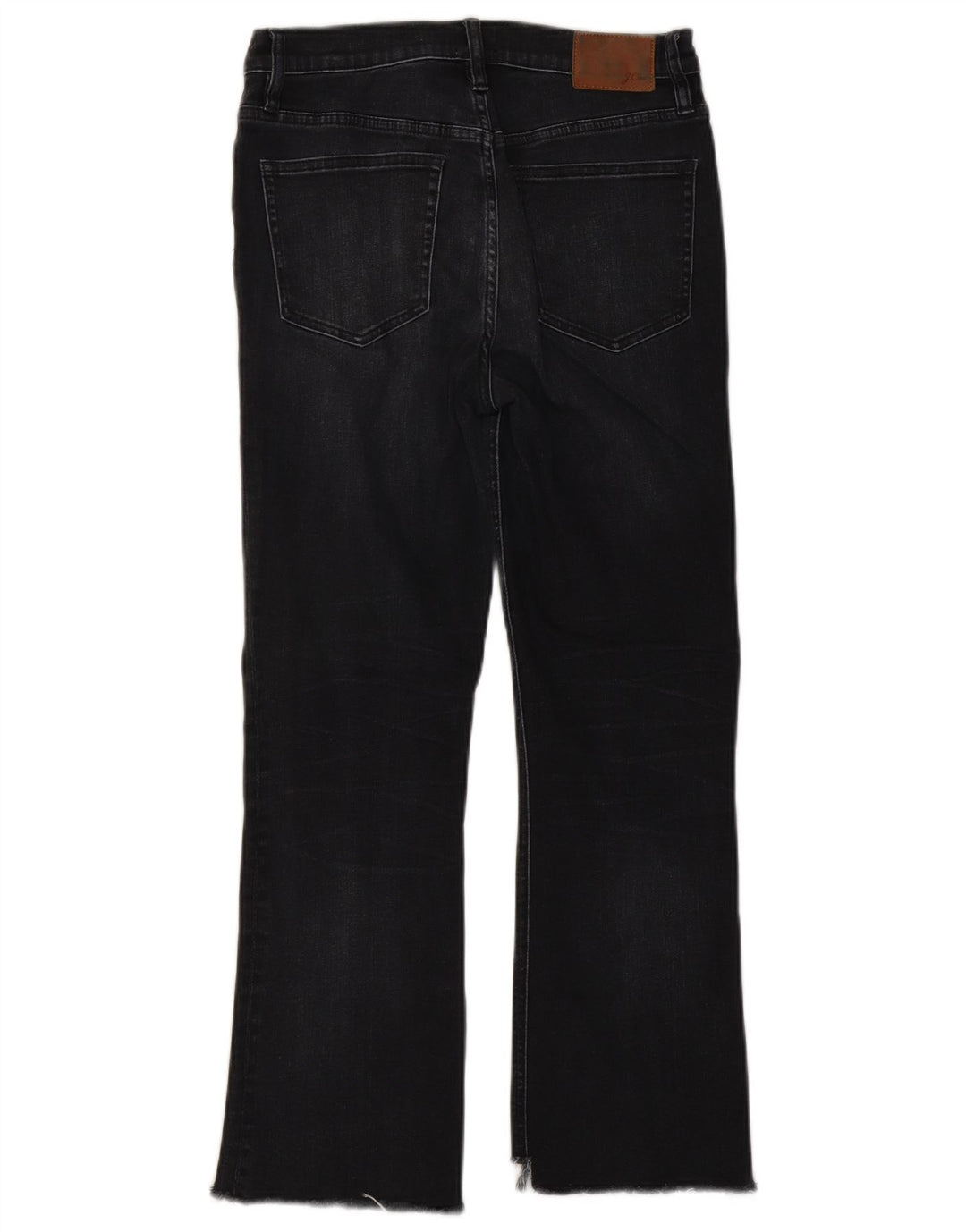 J. CREW Jeans Bootcut feminino W28 L26 algodão preto