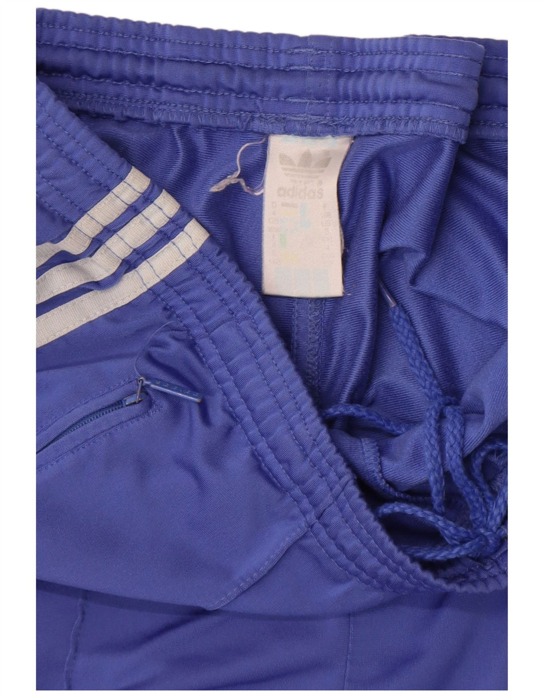 Adidas Mens Treino Calças UK 36/38 Pequeno Azul Poliéster