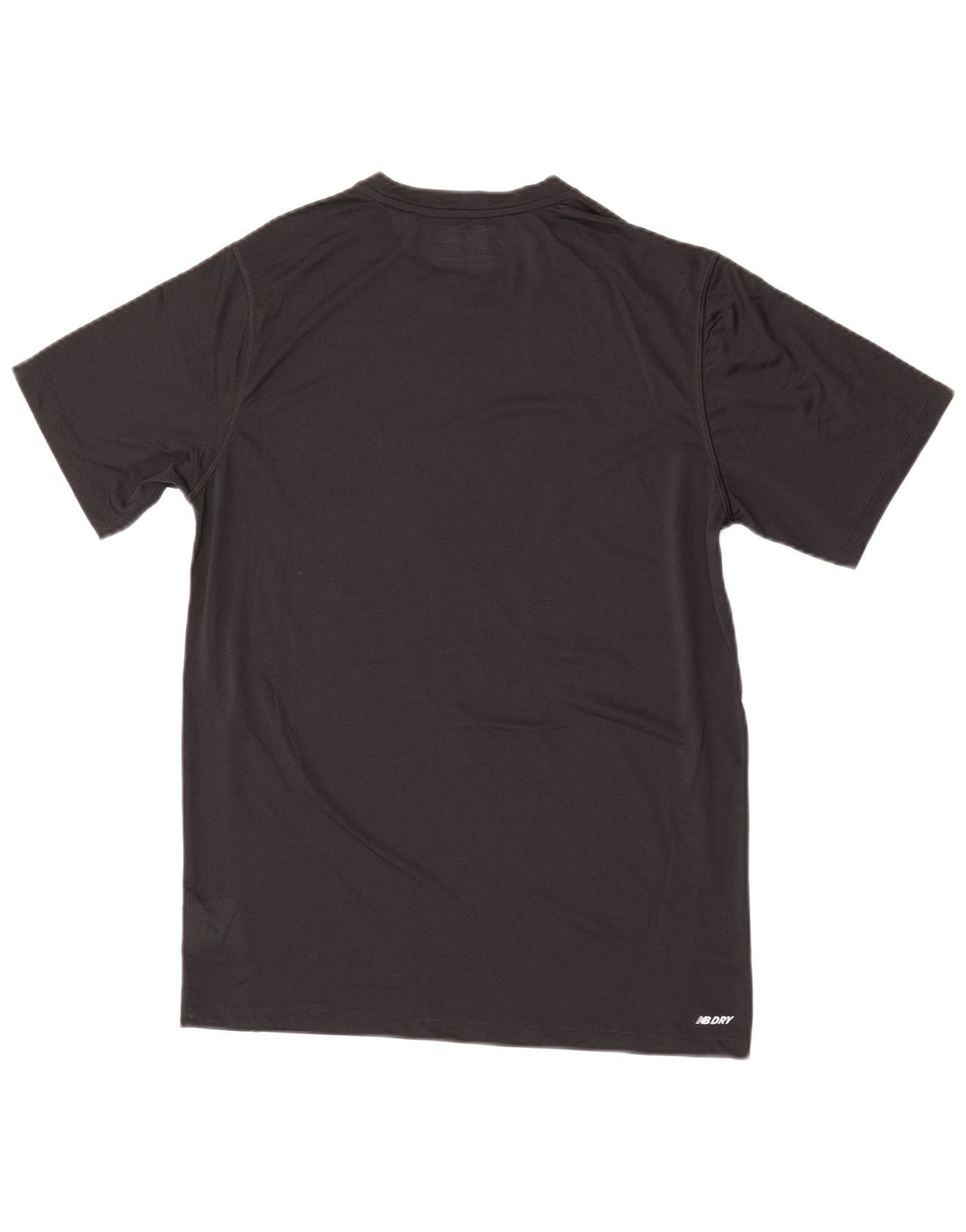 Camiseta gráfica masculina New Balance poliéster médio preto