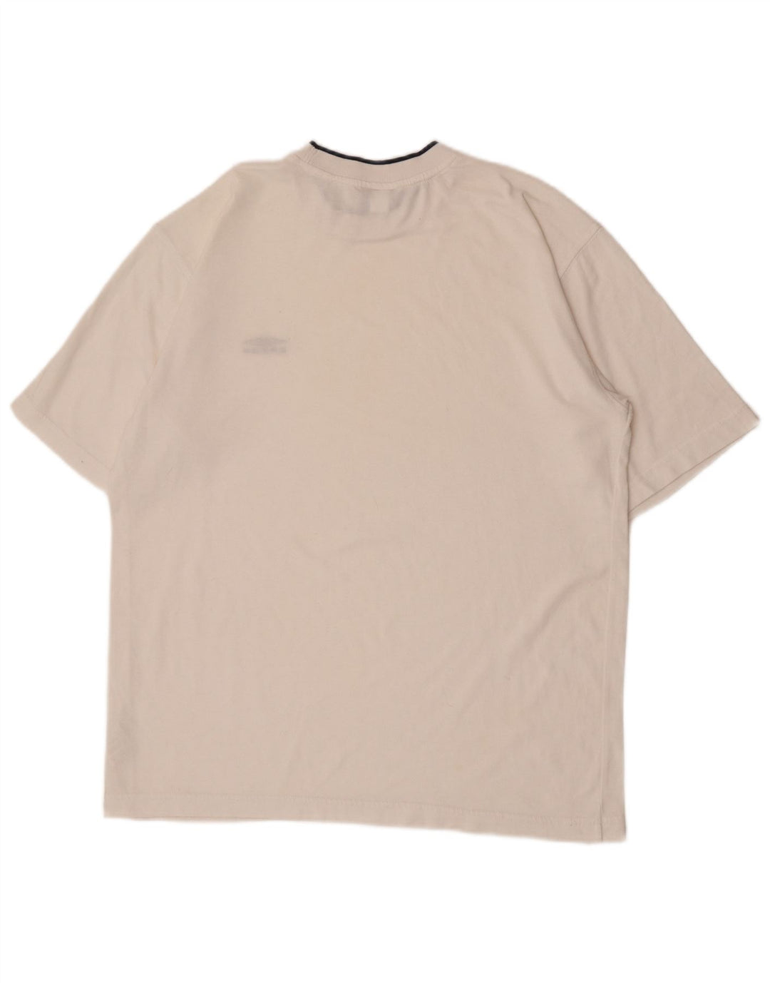 Camiseta masculina gráfica Umbro grande poliéster branco