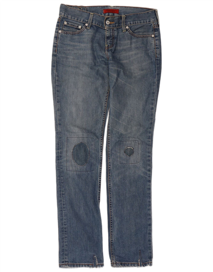 Jeans retos femininos Levi's W31 L34 algodão azul