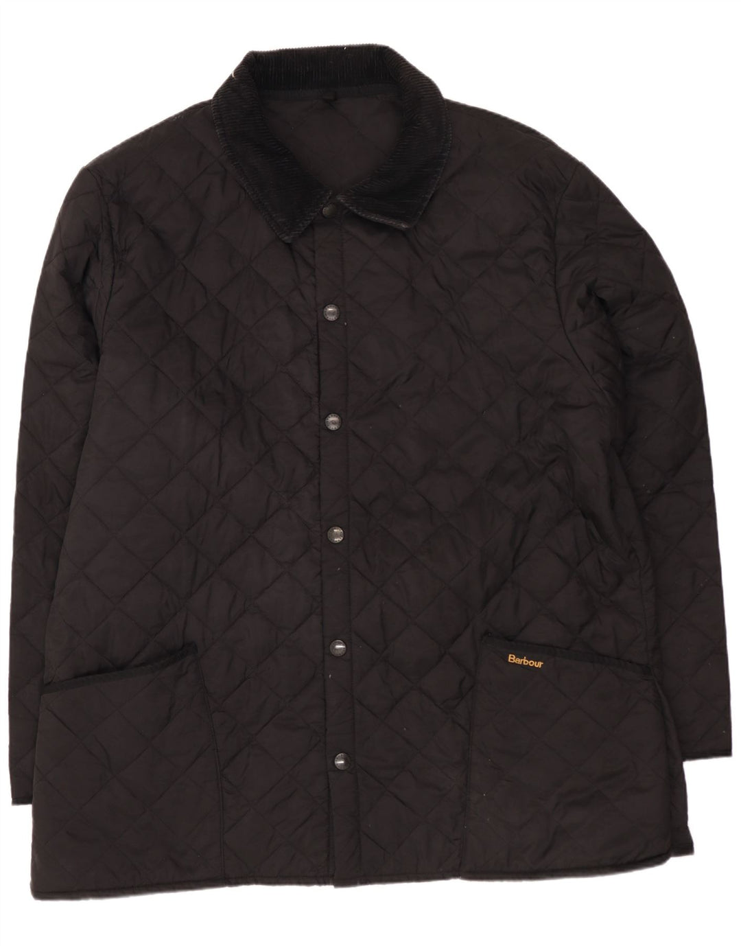 Jaqueta acolchoada masculina Barbour UK 44 2XL poliamida preta
